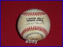 Hank Aaron Signed Baseball Limited Edition #142/755 Inscribed HR King Autograph