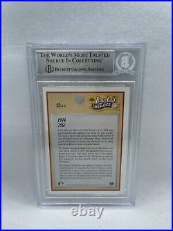 Hank Aaron Signed Inscribed 1991 Upper Deck Baseball Heroes 23 Card Beckett Auto