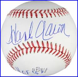 Hank Aaron autographed signed ROMLB official baseball inscribed HOF Fanatics COA