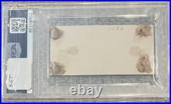 Hannibal Hamlin 15th VP to Lincoln Signed & Inscribed Autograph PSA/DNA RIP 1891