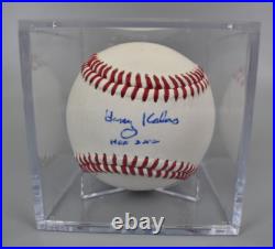 Harry Kalas Phillies Announcer Signed Inscribed HOF 2002 Autographed Baseball