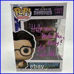 Harvey Guillen Signed Funko Pop Guillermo De La Cruz Autograph Inscribed JSA COA