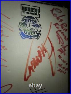 Hawk Legion of Doom Signed & Inscribed WWF Multi WWE Ring Autograph JSA LOA