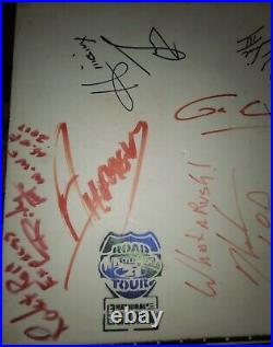 Hawk Legion of Doom Signed & Inscribed WWF Multi WWE Ring Autograph JSA LOA