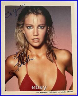 Heather Locklear Signed Photo 8x10 L Word Autograph Inscribed