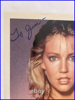 Heather Locklear Signed Photo 8x10 L Word Autograph Inscribed