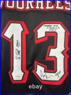Hodder Tait Lehman autographed signed inscribed Jason Friday the 13th Jersey JSA