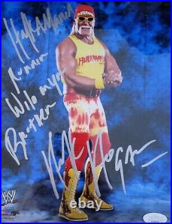 Hulk Hogan Signed Inscribed Custom Framed 8x10 Photo JSA Certified Autographed