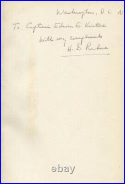 Hyman G. Rickover Inscribed Book Signed