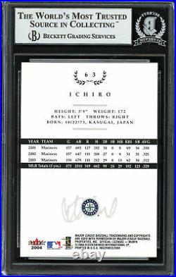 Ichiro Suzuki Autographed Signed 2004 Fleer InScribed Card #63 Beckett 12668523