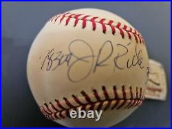 Inscribed J. R. Richard Signed Official Mlb Autographed Baseball Tristar Coa
