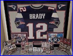Inscribed MICHAEL JORDAN & TOM BRADY Signed Autographed Jersey with Signed 8X10