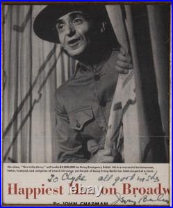 Irving Berlin Inscribed Magazine Photo Signed