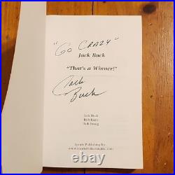 JACK BUCK Signed Book Go Crazy Inscribed St Louis Cardinals Care COA Autograph
