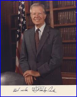 JAMES JIMMY CARTER Autographed Signed Inscribed COLOR PHOTOGRAPH US President