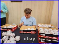 JJ Wetherholt Autographed OMLB Baseball Inscribed Lets Go Cards Beckett COA