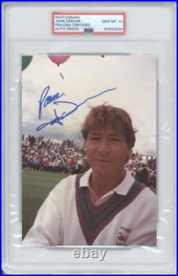 JOHN DENVER Signed Photo PSA DNA 10 Autograph Inscribed Peace