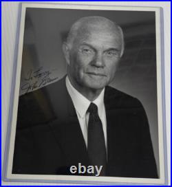 JOHN GLENN Autograph Signed 8 x 10 B&W Photo Personally Inscribed To Larry JSA
