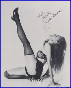 JULIE NEWMAR Autographed Signed Inscribed PHOTOGRAPH Catwoman Batman TO MARK