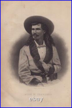 Jack The Poet Scout Crawford Inscribed Autograph Poem Signed