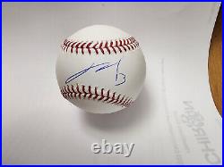 Jackson Holliday Autographed OMLB Baseball with JSA COA Inscribed 13
