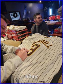 Jackson Merrill Autographed 2024 Seoul Series Baseball Inscribed MLB Debut 32024 Jackson Merrill Autographed 2024 Seoul Series Baseball Inscribed MLB Debut 32024