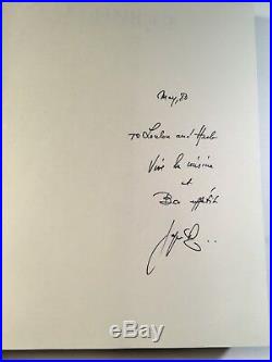 Jacques Pepin La Technique SIGNED Inscribed Autograph Hardcover Dustjacket HCDJ
