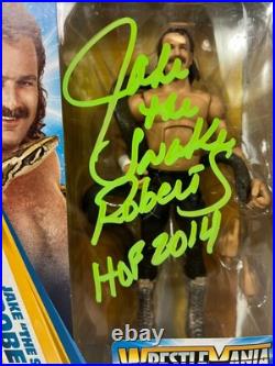 Jake The Snake Roberts autographed signed inscribed action figure WWF WWE JSA