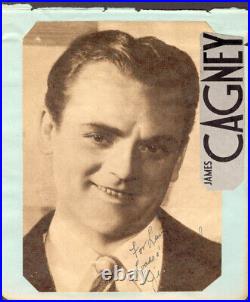 James Cagney Inscribed Newspaper Photo Signed James Cagney Inscribed Newspaper Photo Signed