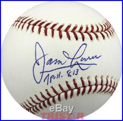 James Lovell Signed Autographed ML Baseball Inscribed Apollo 8, 13 PSA