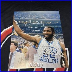James Worthy Signed & Inscribed 11x14 Photo UNC Tar Heels Autographed Steiner CX