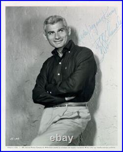 Jeff Chandler Inscribed Photograph Signed