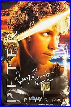 Jeremy Sumpter autographed signed inscribed Peter Pan movie poster JSA COA