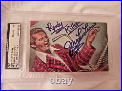 Jerry Lee Lewis signed Cut Auto/Autograph PSA/DNA Auto grade 10 Killer inscribed