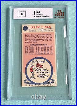 Jerry Lucas 1969 Topps Signed Autograph Inscribed Rookie RC JSA BGS 6.5 AUTO 10