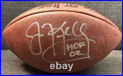 Jim Kelly Signed Inscribed HOF 02 Official NFL Autograph Football JSA COA