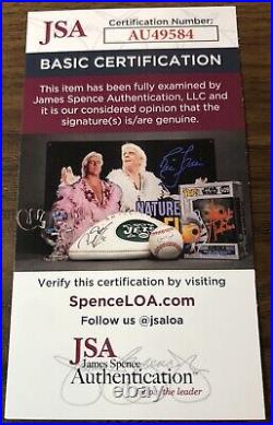 Jim Kelly Signed Inscribed HOF 02 Official NFL Autograph Football JSA COA