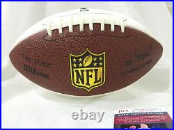Jim Kelly inscribed 12 SIGNED Autograph Buffalo Wilson NFL League Footbal JSA