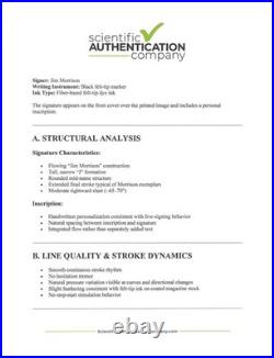 Jim Morrison of Doors signed + inscribed Song Hits magazine cover