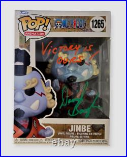 Jinbe Signed Funko Pop Daniel Baugh Autograph One Piece Inscribed Beckett 1-47