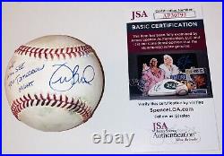 Joe Buck Signed Autographed Game Used Mlb Baseball Espn Inscribed Jsa Coa Rare