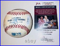 Joe Buck Signed Autographed Game Used Mlb Baseball Espn Inscribed Jsa Coa Rare