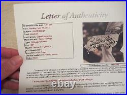 Joe Dimaggio Signed Magazine Inscribed Jsa. Loa Perfect 10 Autograph, Very Rare