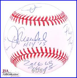 Joe Maddon? Cubs Signed Baseball inscribed 2016 World Series Autograph -JSA