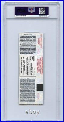 Joe Mauer Signed Autograph 1st Career HR Ticket Stub 6/6/04 PSA DNA INSCRIBED