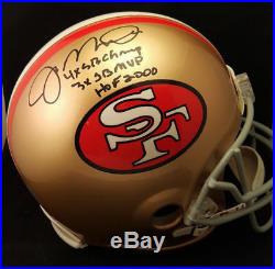 Joe Montana Autographed Signed TRIPLE INSCRIBED San Francisco 49ers Pro Helmet