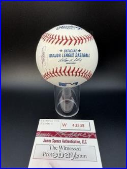 Joe Morgan Signed Baseball Inscribed HOF 90 JSA COA Autograph