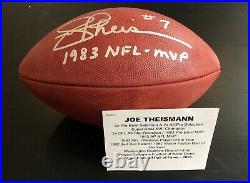 Joe Theismann Autographed NFL Football Washington Redskins'83 NFL MVP Inscribed