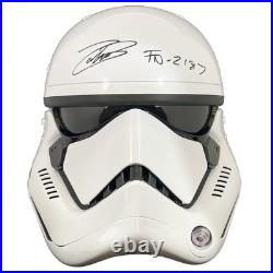 John Boyega autographed signed inscribed Stormtrooper Helmet JSA Star Wars