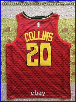 John Collins Signed Autograph Atlanta Hawks Jersey Inscribed The Baptist NBA